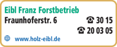 Anzeige Eibl Franz