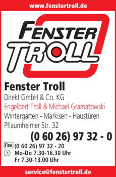Anzeige Fenster Troll