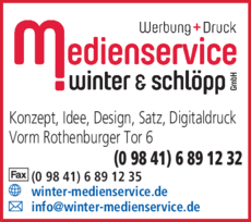 Anzeige Medienservice Winter & Schlöpp GmbH