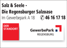 Anzeige Salz & Seele - Die Regensburger Salzoase