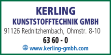 Anzeige KERLING Kunststofftechnik GmbH