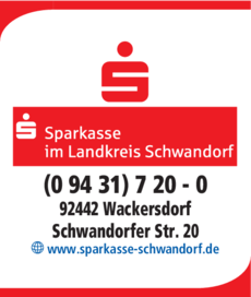 Anzeige Sparkasse im Landkreis Schwandorf