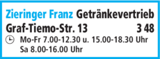 Anzeige Zieringer Franz