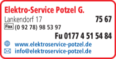Anzeige Elektro-Service Potzel G.