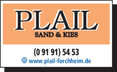 Anzeige PLAIL SAND & KIES