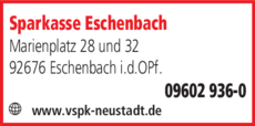 Anzeige Sparkasse Eschenbach
