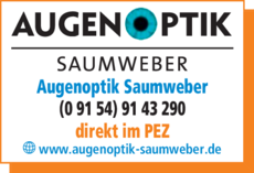 Anzeige Augenoptik Saumweber