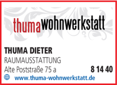 Anzeige THUMA DIETER
