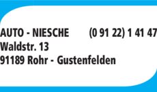 Anzeige Auto - Niesche
