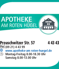 Anzeige Roter Hügel Apotheke