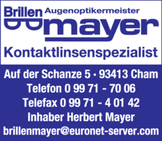 Anzeige Optik Augenoptik Mayer
