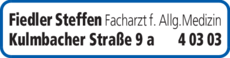 Anzeige Fiedler Steffen
