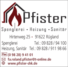 Anzeige Pfister Roland