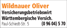 Anzeige Wildnauer Oliver