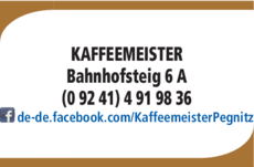 Anzeige KAFFEEMEISTER