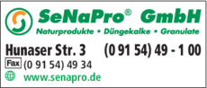 Anzeige SeNaPro GmbH