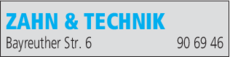 Anzeige Zahn & Technik