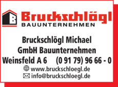 Anzeige Bruckschlögl Michael GmbH Bauunternehmen