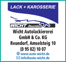 Anzeige Wicht Autolackiererei