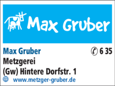 Anzeige Gruber Max