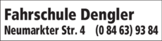 Anzeige Fahrschule Dengler GmbH