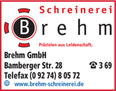 Anzeige Brehm GmbH