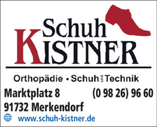 Anzeige KISTNER ORTHOPÄDIE Schuh u. Technik