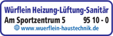 Anzeige Würflein Heizung - Lüftung - Sanitär