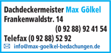 Anzeige Gölkel Max