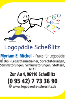 Anzeige Michel Logopädie