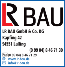 Anzeige LR BAU GmbH & Co. KG