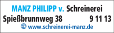 Anzeige Manz Philipp von