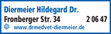 Anzeige Diermeier Hildegard Dr.