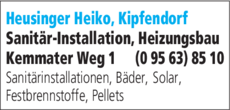 Anzeige Heusinger Heiko