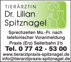 Anzeige Spitznagel Lilian