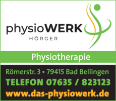 Anzeige Physiowerk Hörger Anzeige Physiowerk Hörger
