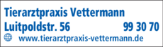 Anzeige Tierarztpraxis Vettermann