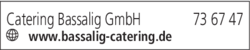 Anzeige Catering Bassalig GmbH