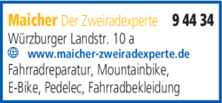 Fahrrad Maicher Der Zweiradexperte In Ansbach 0981944