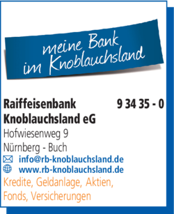 Raiffeisenbank Knoblauchsland Eg In Nurnberg 0911934