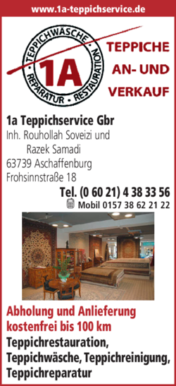 Teppich 1a Teppichservice In Aschaffenburg 0602143
