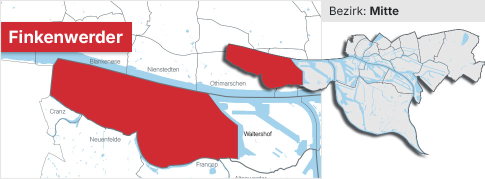 Stadtteil Billbrook Übersichtskarte