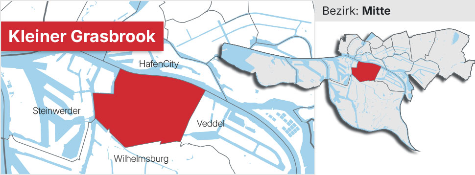 Stadtteil Billbrook Übersichtskarte