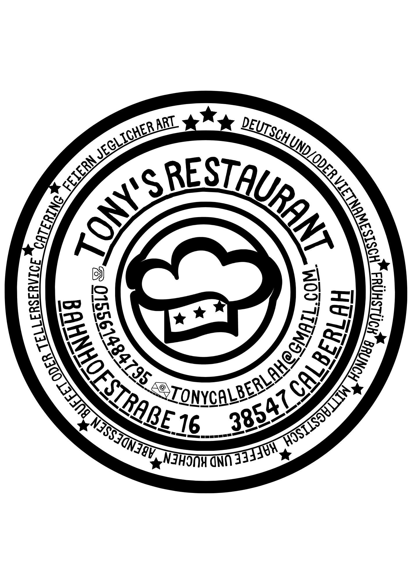 FirmenlogoTonys Restaurant Calberlah