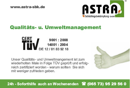 ASTRA Schädlingsbekämpfung GmbH  4