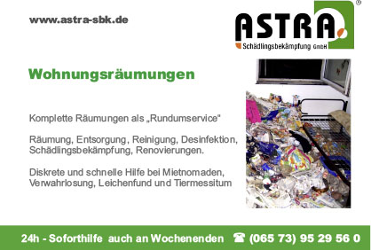 ASTRA Schädlingsbekämpfung GmbH  9