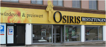 OSIRIS BESTATTUNGEN, 66121 Sbr., Mainzer Str. 155