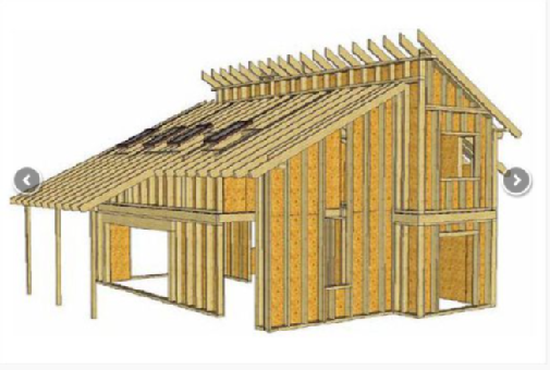 Entstehung Holzrahmenhaus über die 3D-Ansicht