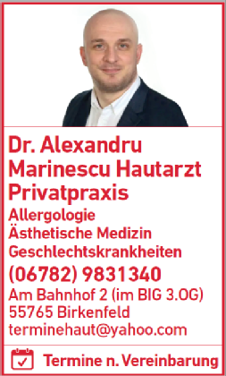 Kundenbild groß 1 Marinescu, Alexandru Dr. Hautarzt Privatpraxis