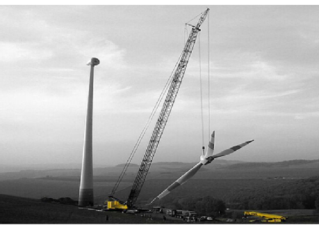 Errichtung Windkraftanlage Enercon E66